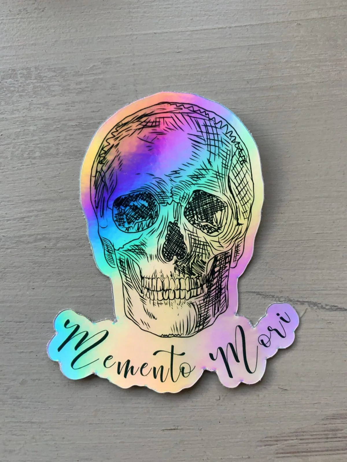 Memento Mori (Remember we are to die) sticker decal, Lenten devotional - Image 3