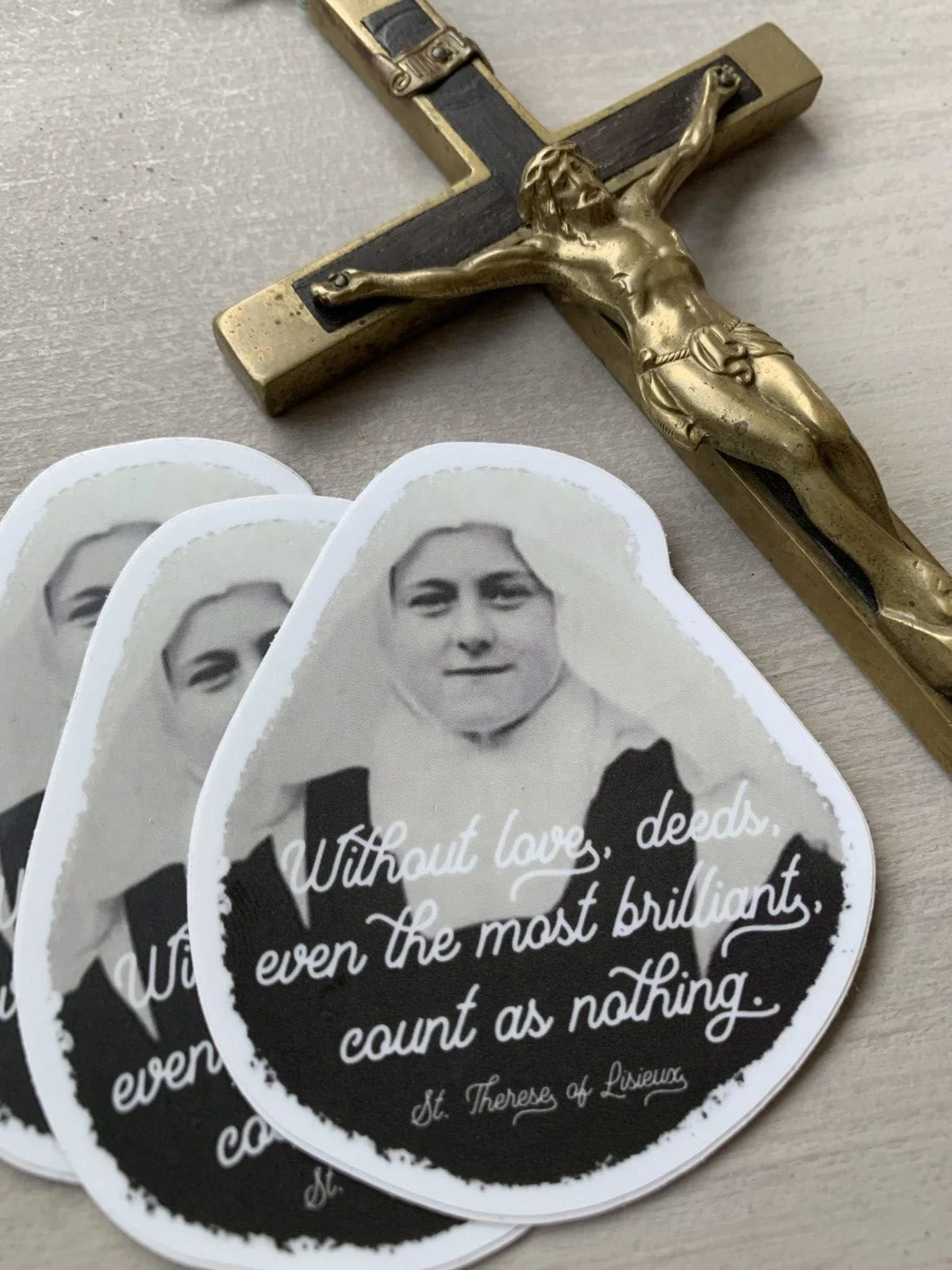 St. Therese of Lisieux Catholic Decal/Sticker - Image 4