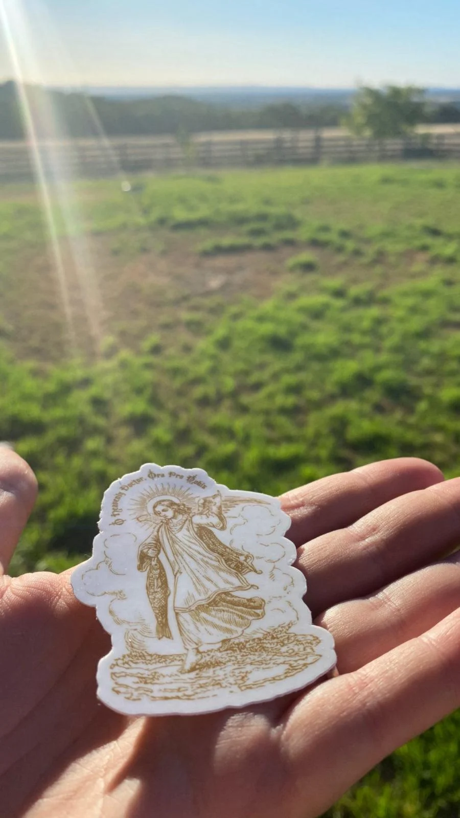 Archangel Raphael- O heavenly doctor, Ora pro nobis- Catholic sticker - Image 5