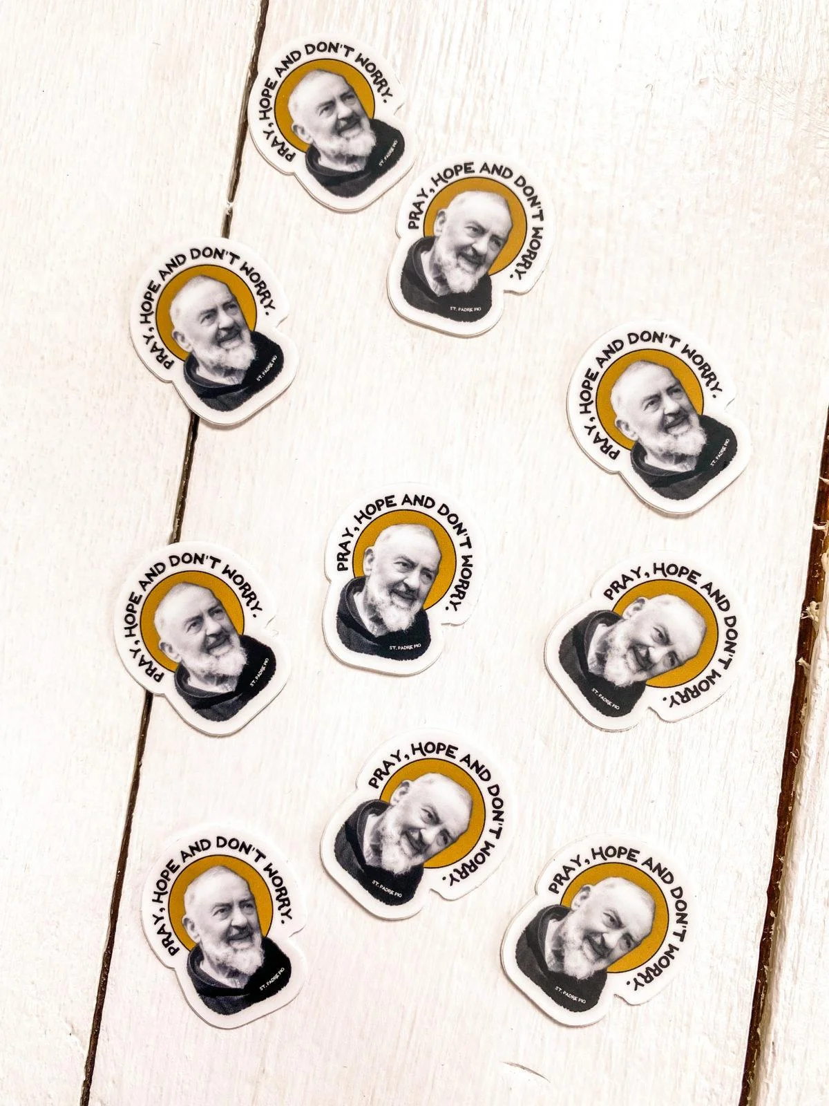 20% Off Saint Padre Pio Tiny Stickers (Buy 10 Pay for 8)! - Image 3