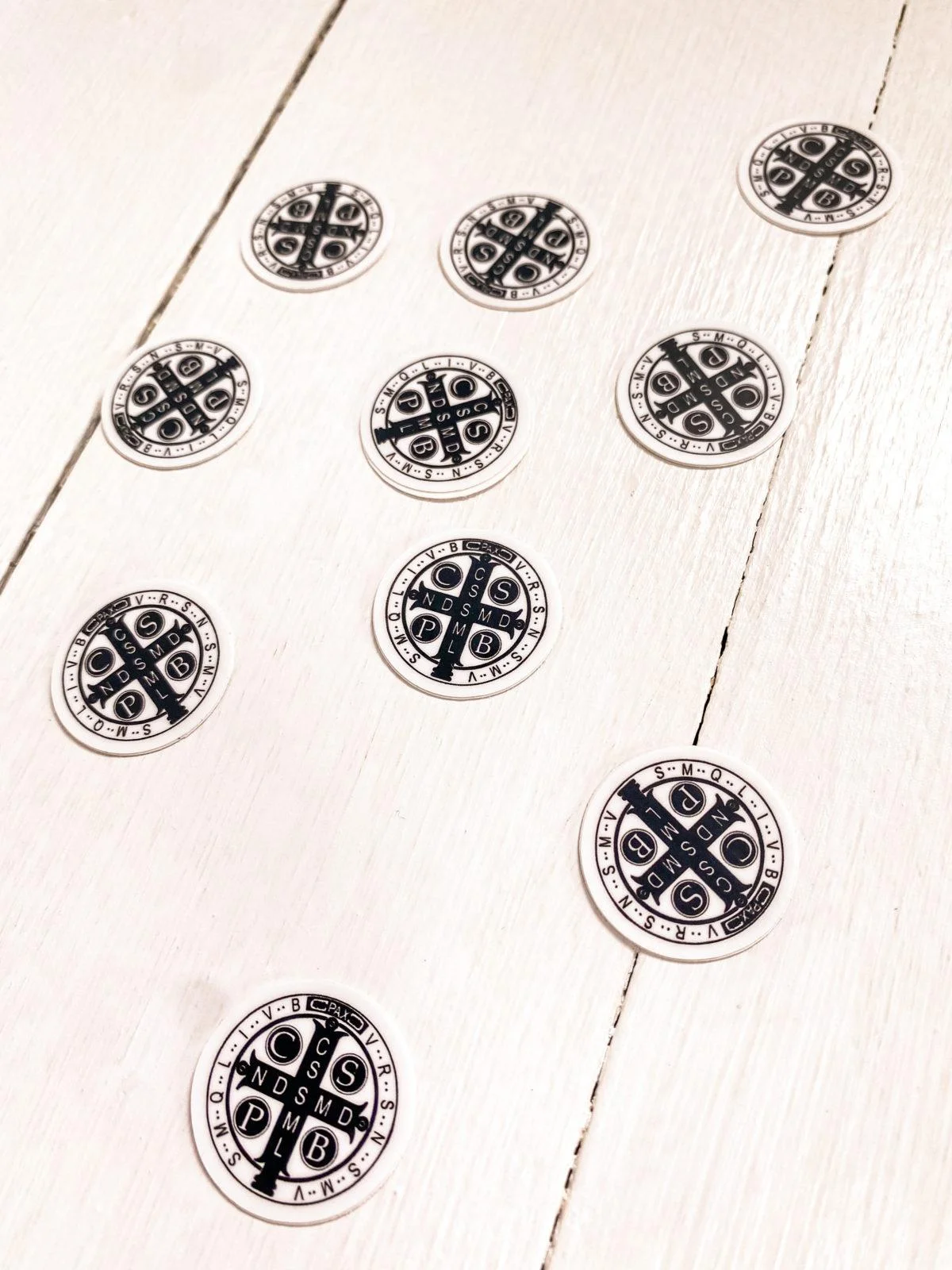 Bundle 20% off -Saint Benedict Tiny Stickers (Buy 10, pay for 8) - Image 3